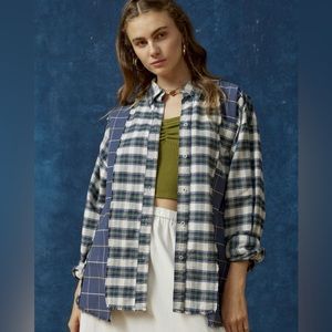 UO Urban Outfitters BDG Plaid Button Down Shirt